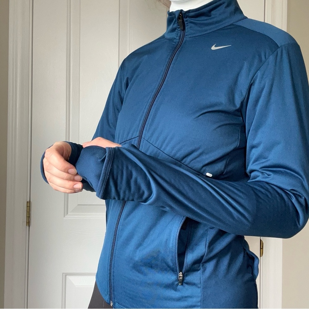 Nike Element Blue Running Jacket
